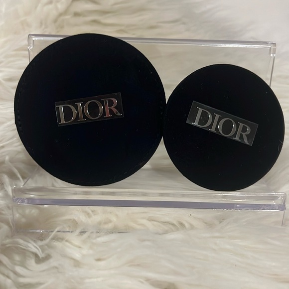Dior midnight blue compact mirror and pouch - Picture 2 of 4